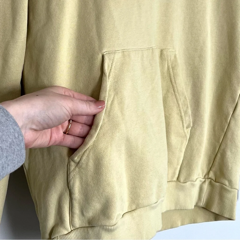 Zara Pale Yellow Men’s Hoodie - Picture 3 of 7